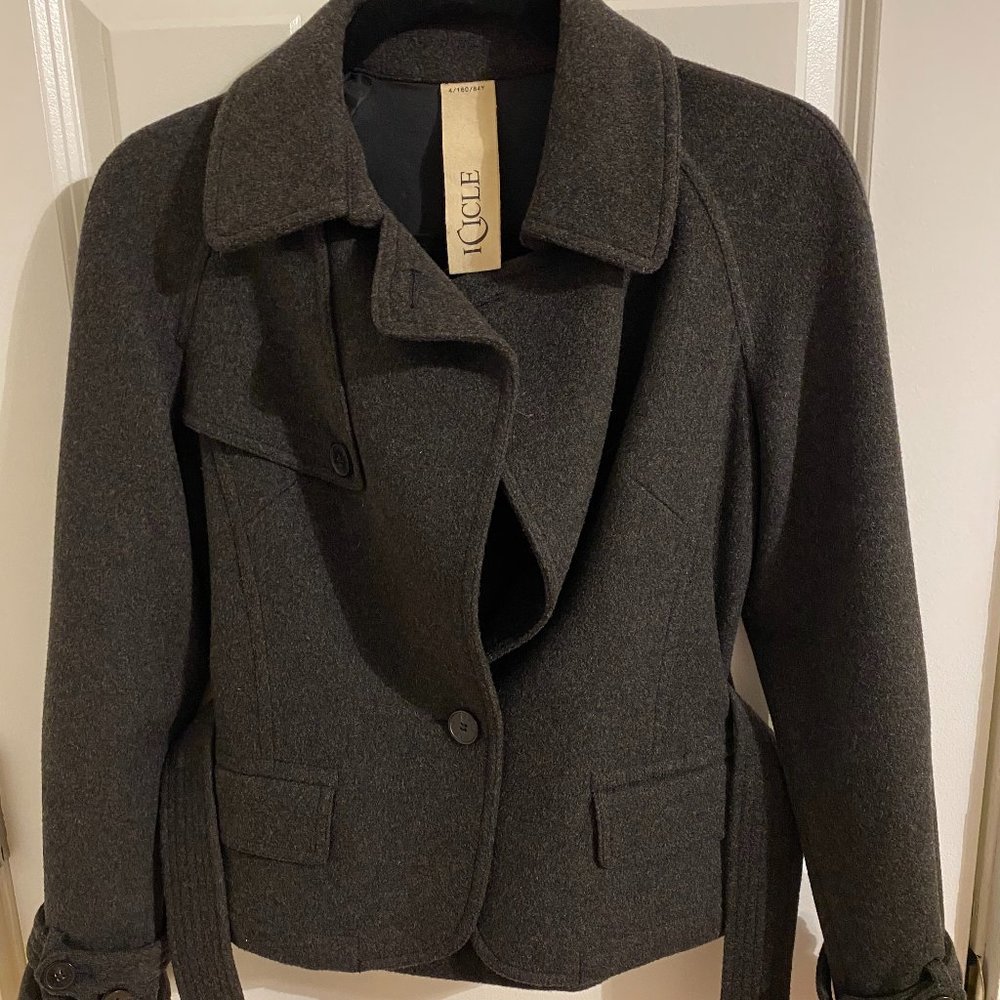 Short Gray Peacoat